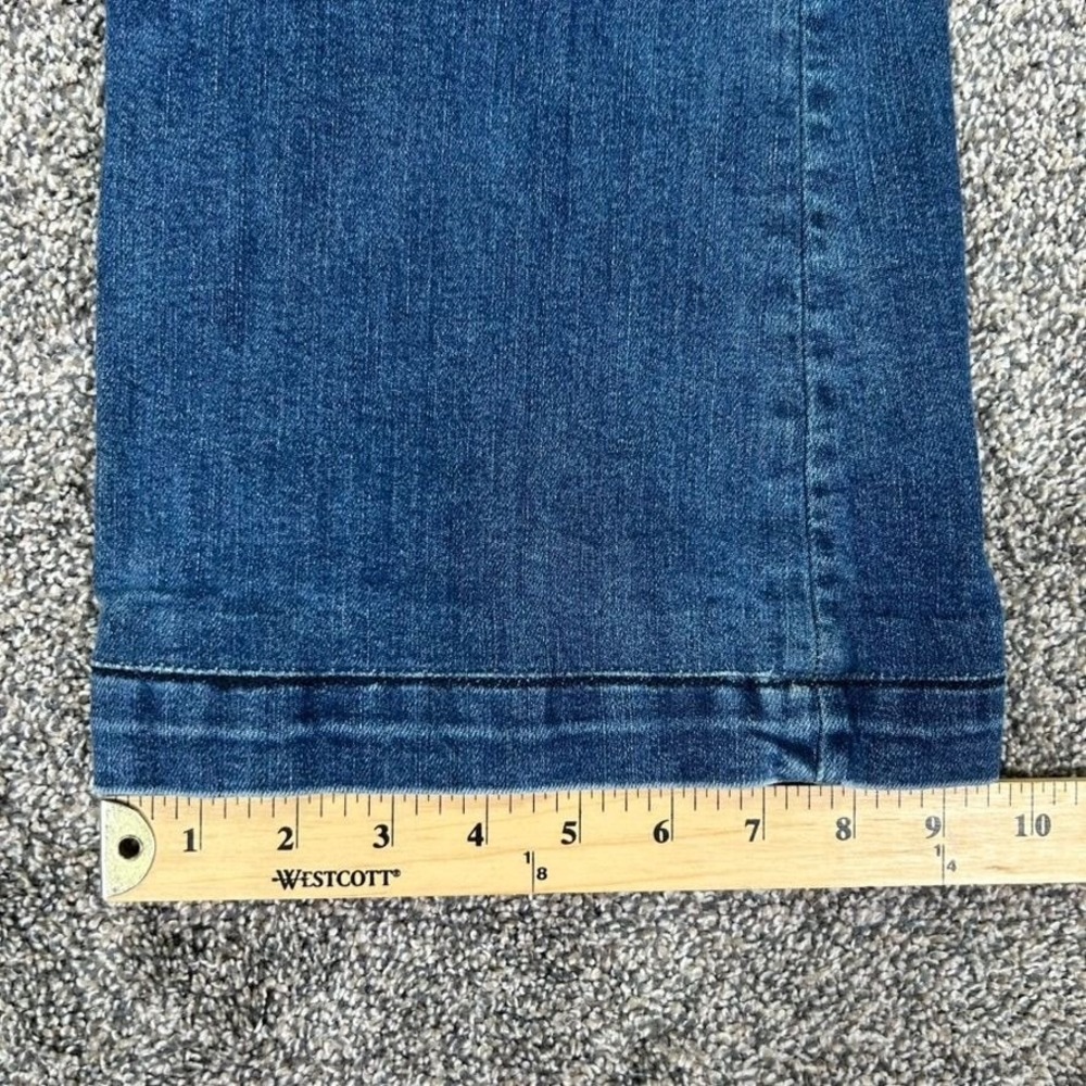 Anthropologie Pilcro Trouser Bootcut Jeans Womens 31 Medium Blue Wash Denim - Picture 12 of 13